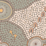 Spirits In The Sky, Green And Orange Tone, By Domica Hill Wall Art Gioia-Local