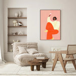 The Woman With The Glass Of Wine, By Bea Muller Wall Art Gioia-Local