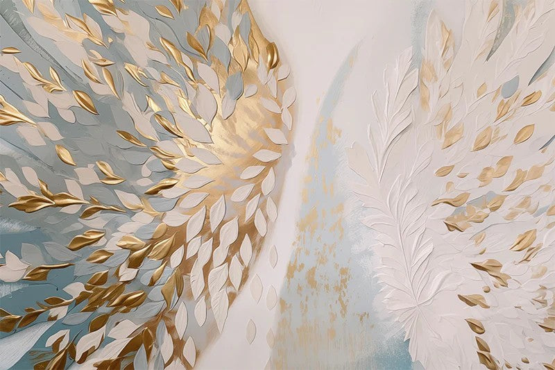 Weightless Grace, By Bella Eve Wall Art Gioia-Local 60x40cm Framed Canvas Gold