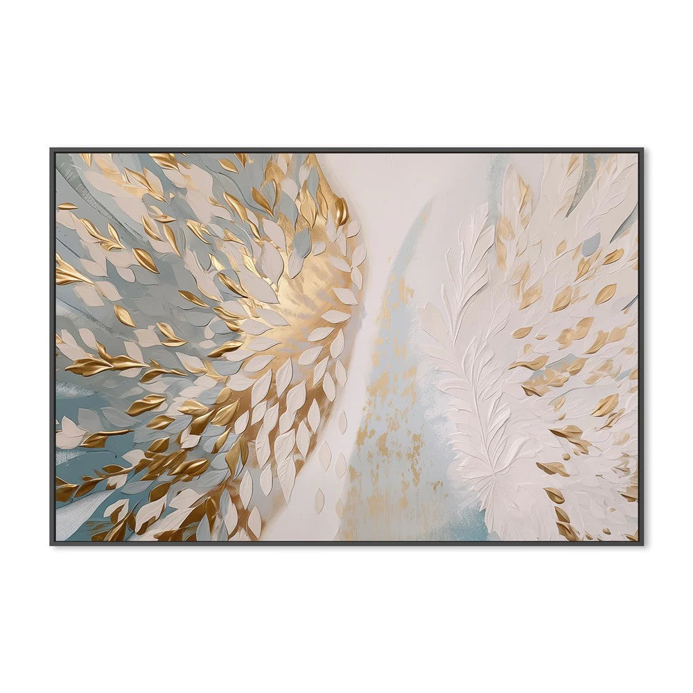 Weightless Grace, By Bella Eve Wall Art Gioia-Local 60x40cm Framed Canvas Black