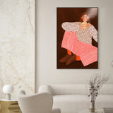 Woman With The Cup Of Tea, By Bea Muller Wall Art Gioia-Local