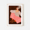 Woman With The Cup Of Tea, By Bea Muller Wall Art Gioia-Local 40x60cm Framed Poster Black
