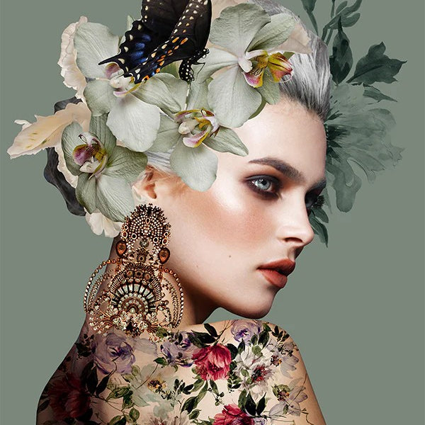 Marchesa, By Ana Paula Hoppe Wall Art Gioia-Local Gold Framed Canvas 40x60cm