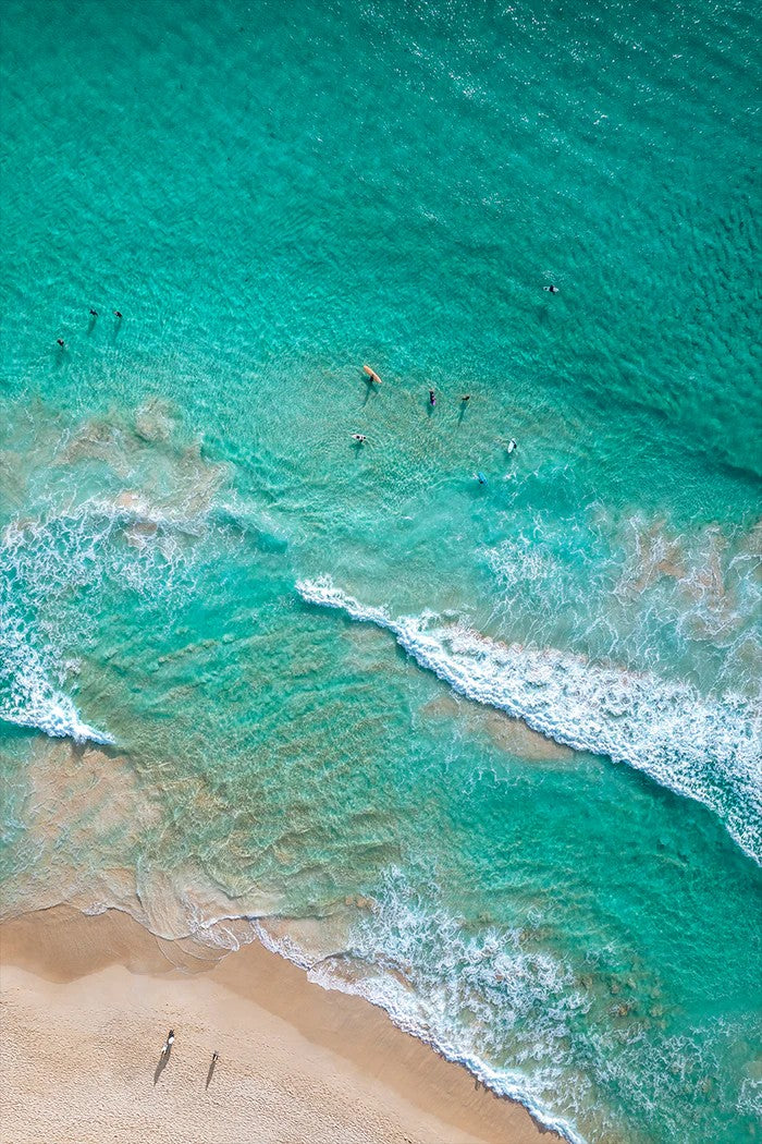 Smiths Beach, Yallingup, By Maddison Harris Wall Art Gioia-Local 40x60cm Framed Canvas Gold