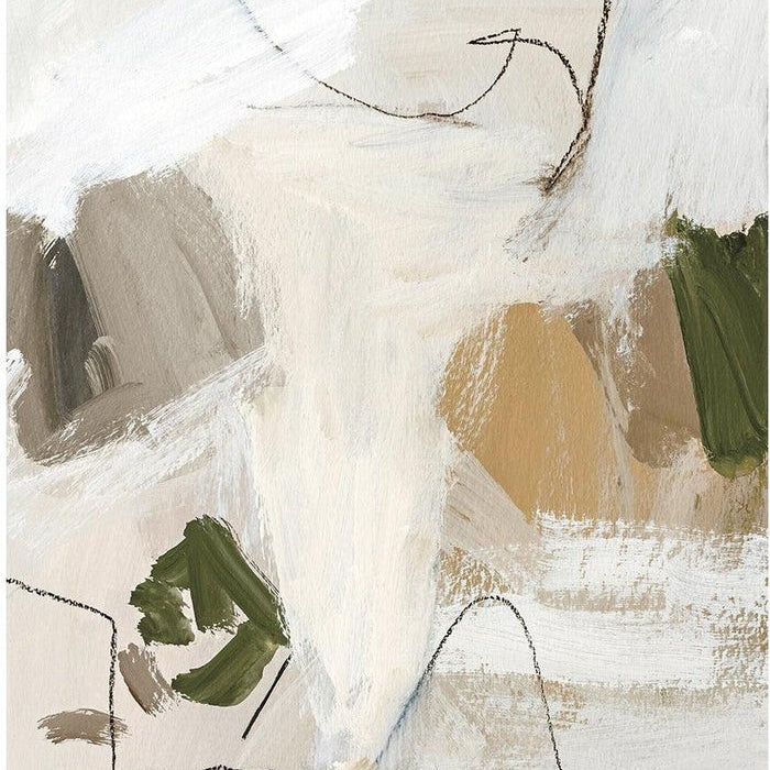 Warm Abstract, By Pamela Munger Wall Art Gioia-Local Gold Framed Canvas 40x60cm