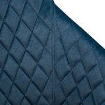 Ex Display - Rolf Dining Chair - Navy Blue Velvet in Black Legs Dining Chair St Chairs-Core