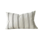 Vinnie 50cm Classic Linen Blend Stripe Cushion Cushion Weave-Local