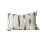 Vinnie 50cm Classic Linen Blend Stripe Cushion Cushion Weave-Local
