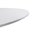 Ex Display - Scope Round Office Meeting Table - White Meeting Table Sun Desk-Core