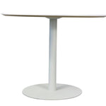 Ex Display - Scope Round Office Meeting Table - White Meeting Table Sun Desk-Core