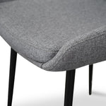 Ex Display - Alfie Fabric Dining Chair - Dark Grey Dining Chair Sendo-Core