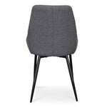 Ex Display - Alfie Fabric Dining Chair - Dark Grey Dining Chair Sendo-Core