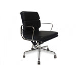Ex Display - Ashton Low Back Office Chair - Black Leather Office Chair Yus Furniture-Core   