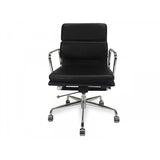 Ex Display - Ashton Low Back Office Chair - Black Leather Office Chair Yus Furniture-Core   