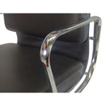 Ex Display - Ashton Low Back Office Chair - Black Leather Office Chair Yus Furniture-Core   