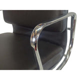 Ex Display - Ashton Low Back Office Chair - Black Leather Office Chair Yus Furniture-Core   