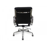 Ex Display - Ashton Low Back Office Chair - Black Leather Office Chair Yus Furniture-Core   