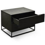 Talia Wooden Bedside Table - Black ST2321-CN