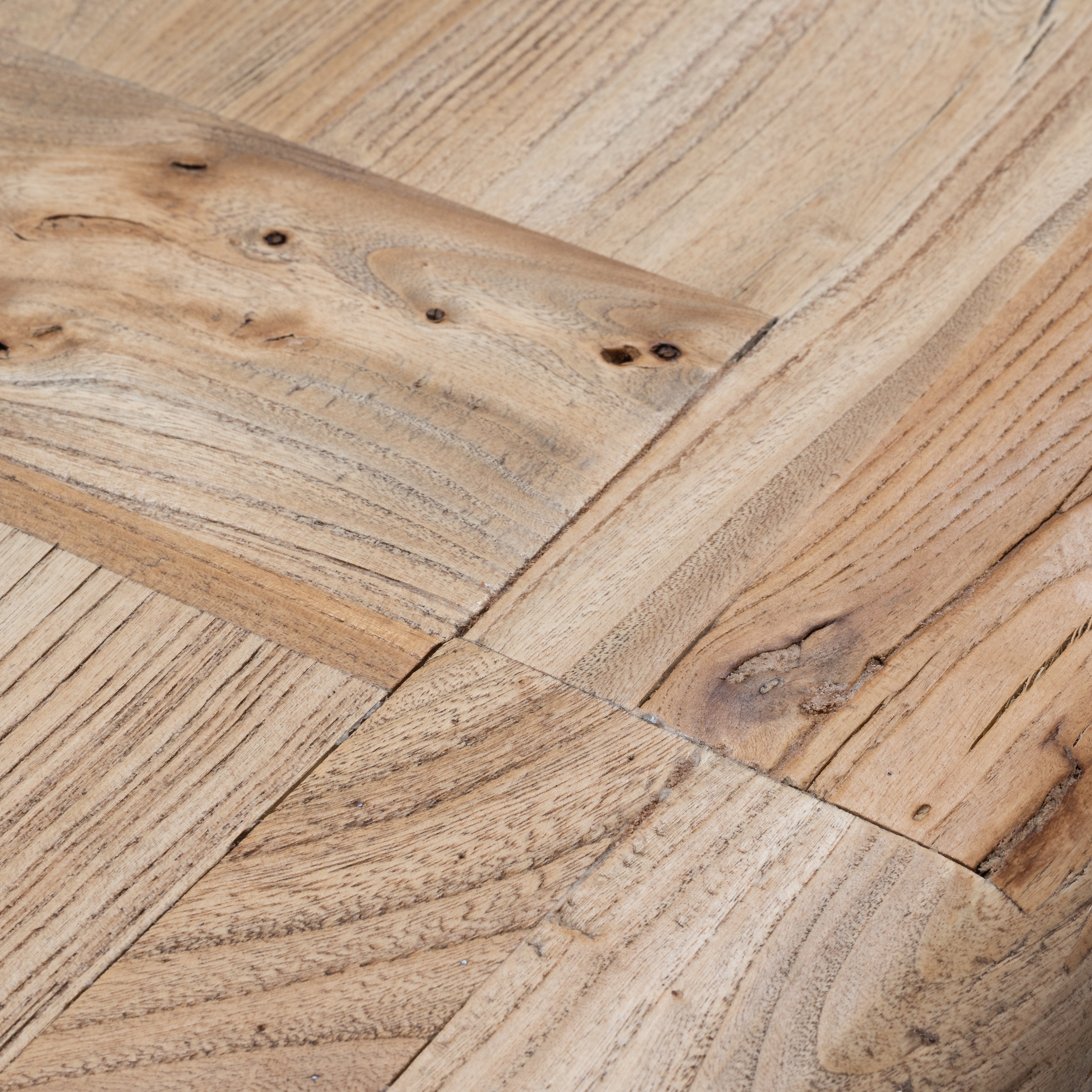 Ex Display - Titan Reclaimed 2.4m ELM Wood Dining Table - Rustic Natural Dining Table Reclaimed-Core   