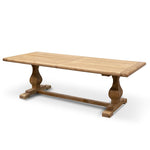 Ex Display - Titan Reclaimed 2.4m ELM Wood Dining Table - Rustic Natural Dining Table Reclaimed-Core   