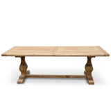 Ex Display - Titan Reclaimed 2.4m ELM Wood Dining Table - Rustic Natural Dining Table Reclaimed-Core   