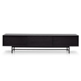 Christie 2.1m Wooden TV Entertainment Unit - Full Black TV/Entertainment Unit KD-Core