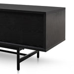 Christie 2.1m Wooden TV Entertainment Unit - Full Black TV/Entertainment Unit KD-Core