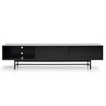 Christie 2.1m Wooden TV Entertainment Unit - Full Black TV/Entertainment Unit KD-Core