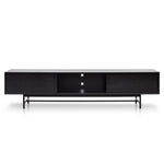 Christie 2.1m Wooden TV Entertainment Unit - Full Black TV/Entertainment Unit KD-Core