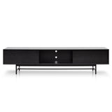 Christie 2.1m Wooden TV Entertainment Unit - Full Black TV/Entertainment Unit KD-Core