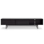 Christie 2.1m Wooden TV Entertainment Unit - Full Black TV/Entertainment Unit KD-Core