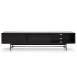 Christie 2.1m Wooden TV Entertainment Unit - Full Black TV/Entertainment Unit KD-Core