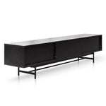 Christie 2.1m Wooden TV Entertainment Unit - Full Black TV/Entertainment Unit KD-Core