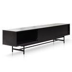 Christie 2.1m Wooden TV Entertainment Unit - Full Black TV/Entertainment Unit KD-Core