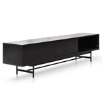 Christie 2.1m Wooden TV Entertainment Unit - Full Black TV/Entertainment Unit KD-Core