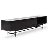 Christie 2.1m Wooden TV Entertainment Unit - Full Black TV/Entertainment Unit KD-Core