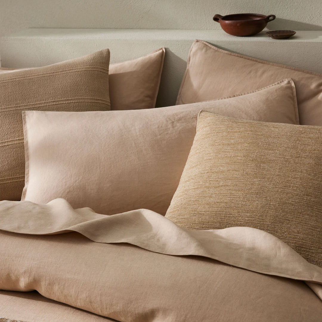 Dania 50cm Woven Texture with Overlocked Edge Cushion Cushion Weave-Local