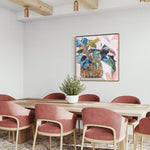 Abbeys Plant, By Jenny Westernhofer Art Wall Art Gioia-Local 50x50cm Framed Canvas Oak