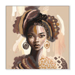 Amara, By Bella Eve Wall Art Gioia-Local 50x50cm Framed Canvas White
