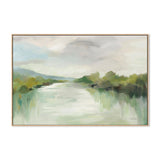 April River Light, By Silvia Vassileva Wall Art Gioia-Local 40x60cm Framed Canvas Oak