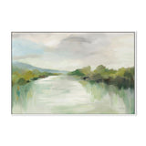 April River Light, By Silvia Vassileva Wall Art Gioia-Local 40x60cm Framed Canvas White