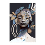 Bluebell, Style A, By Bella Eve Wall Art Gioia-Local 40x60cm Framed Canvas Gold