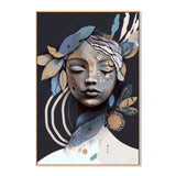 Bluebell, Style A, By Bella Eve Wall Art Gioia-Local 40x60cm Framed Canvas Oak
