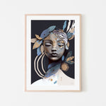 Bluebell, Style A, By Bella Eve Wall Art Gioia-Local 40x60cm Framed Poster Black