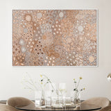 Body Painting Ceremony, Mocha Tones, By Azeza Possum Wall Art Gioia-Local