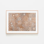 Body Painting Ceremony, Mocha Tones, By Azeza Possum Wall Art Gioia-Local 60x40cm Framed Poster Black