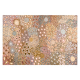 Body Painting Ceremony, Peachy Tones, By Michelle Possum Nungurrayi Wall Art Gioia-Local 40x60cm Framed Canvas Gold