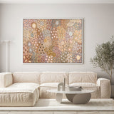 Body Painting Ceremony, Peachy Tones, By Michelle Possum Nungurrayi Wall Art Gioia-Local