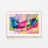 Bold Rhapsody, By Belinda Stone Wall Art Gioia-Local 40x60cm Framed Poster Black