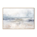 Coastal Breeze, By Nina Blue Wall Art Gioia-Local 40x60cm Framed Canvas Oak